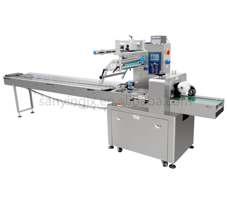 Full Automatic Horizontal Type Food Packing Bread Vegetable Soap Flow Packaging Food Pillow Machine